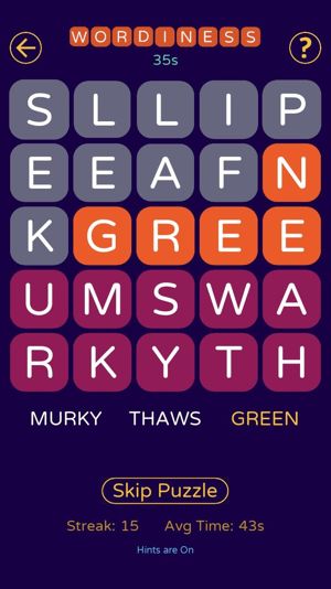 Wordiness screenshot 1